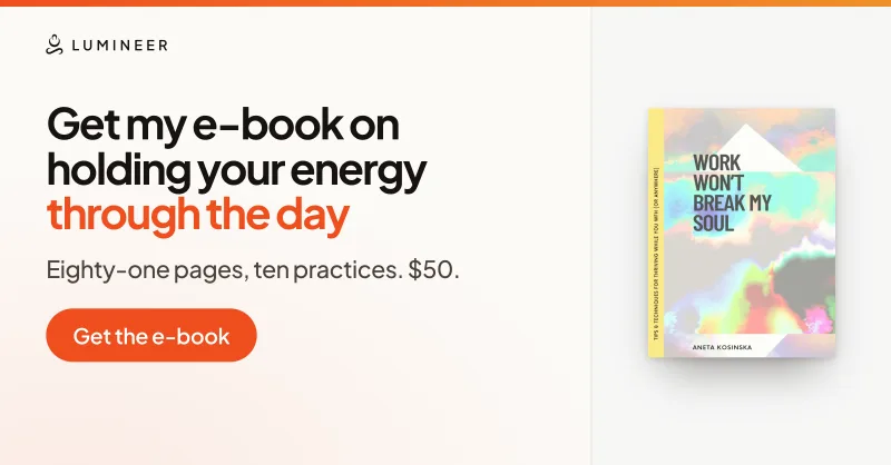 Featured card: the e-book on holding your energy through the day