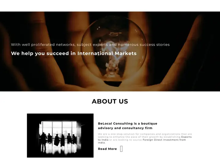 BeLocal Consulting's old site
