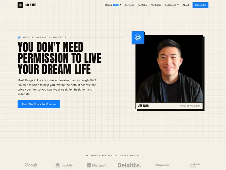 Jay Yang's site now