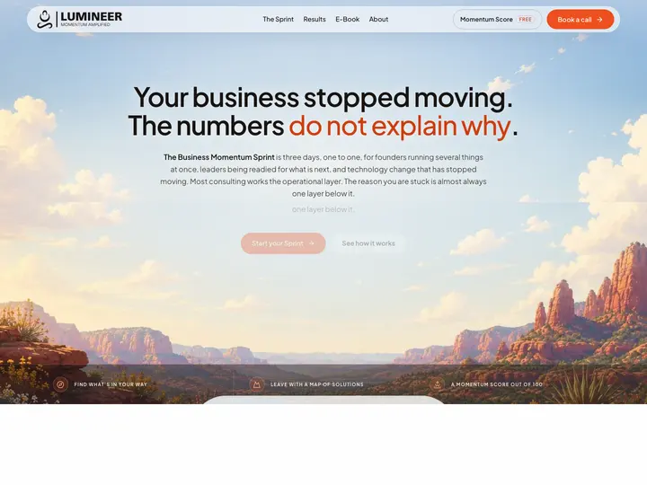 Lumineer's site now