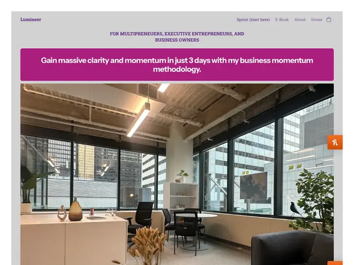 Lumineer's old site